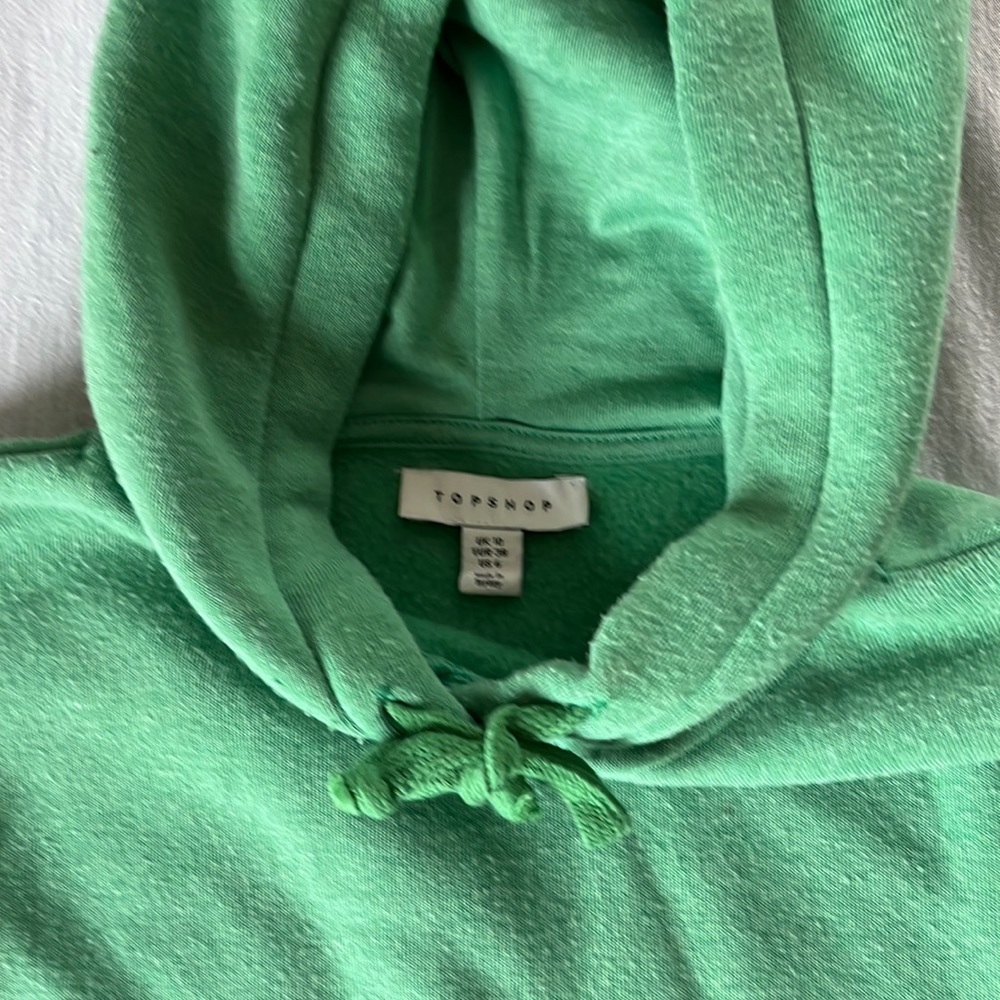 Never worn topshop cropped hoodie